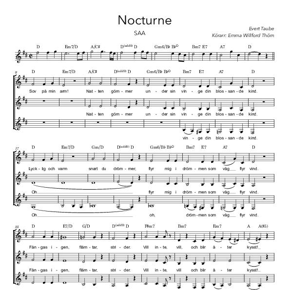 Nocturne Saa Notpoolen